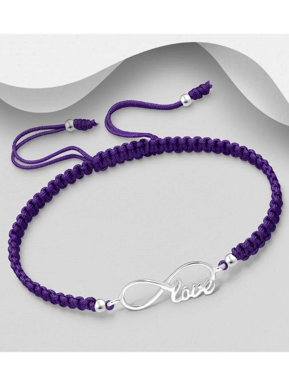 925 Sterling Silver Infinity and 